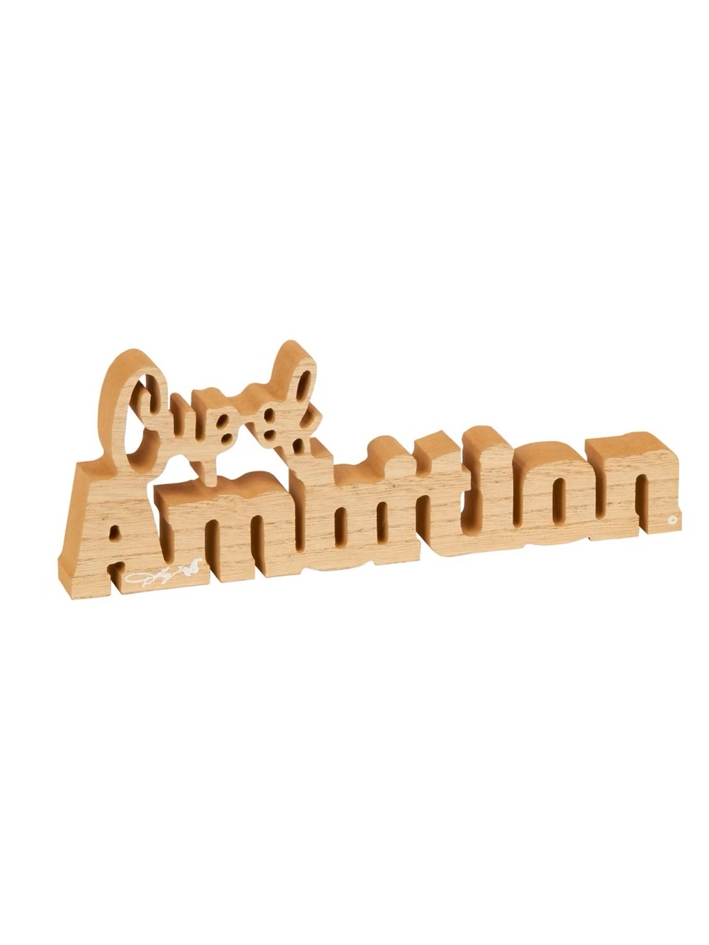 Dolly Parton "Cup of Ambition" Wooden Script Shelf Decor